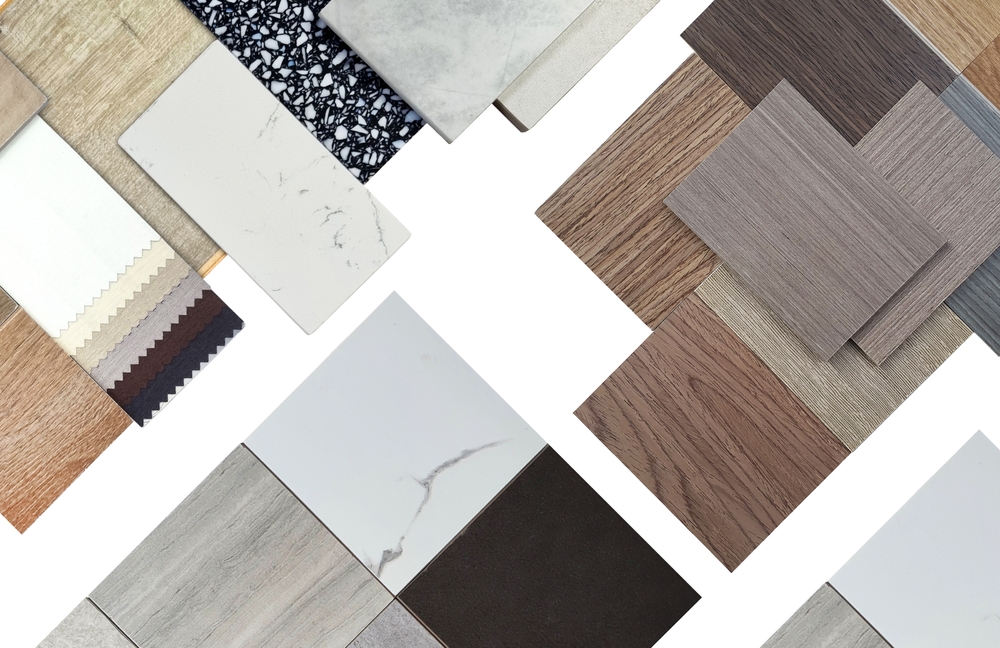 Side-by-side comparison of flooring types such as LVP, laminate, tile, and engineered wood.
